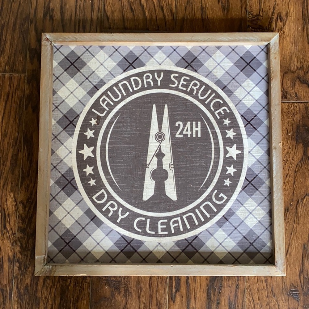 NWT!!  Hobby Lobby laundry sign